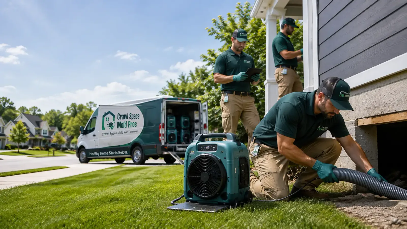 Crawl Space Mold Removal in Welch, MN